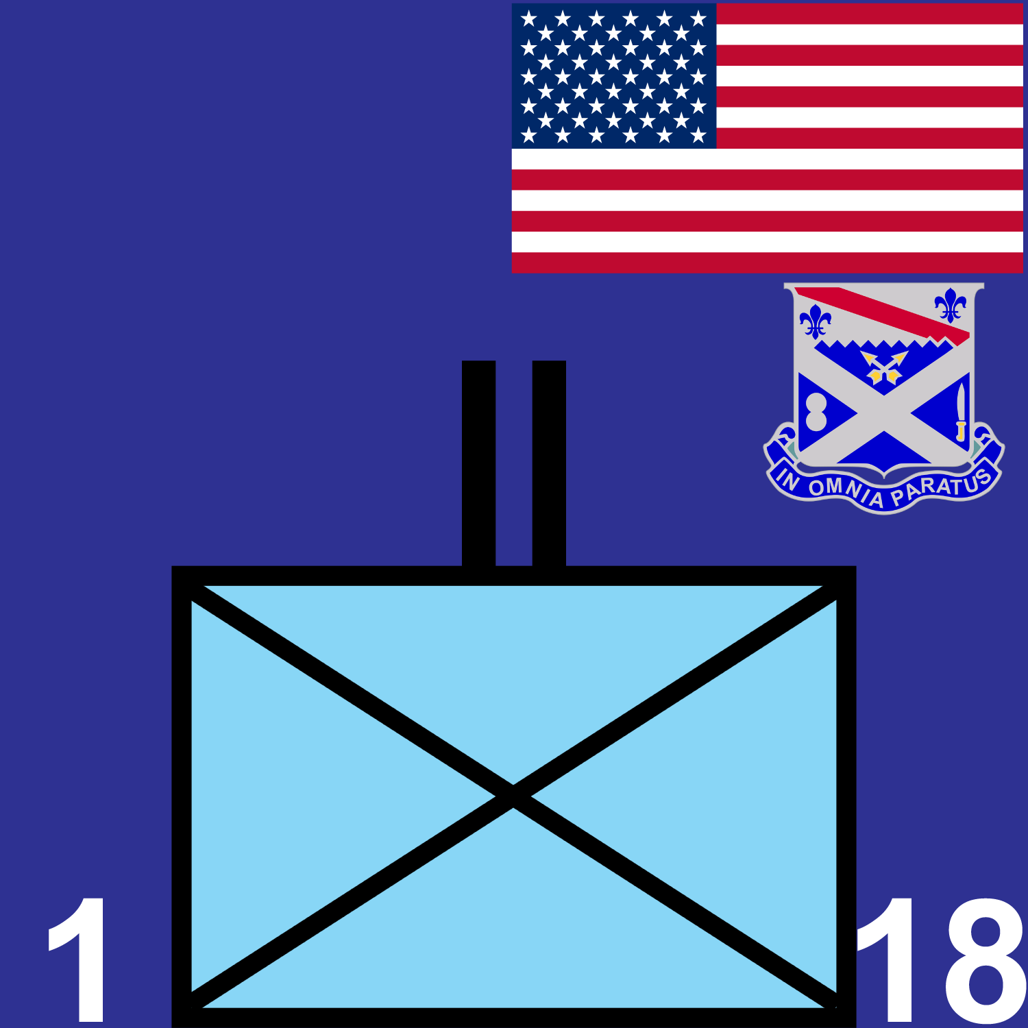 1st Battalion, 18th Infantry Regiment icon